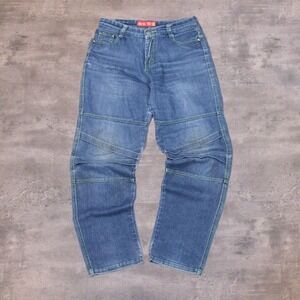 Y2K 2000's Contrast Stitch Double Knee Carhartt Style Baggy Denim Jeans Pant's